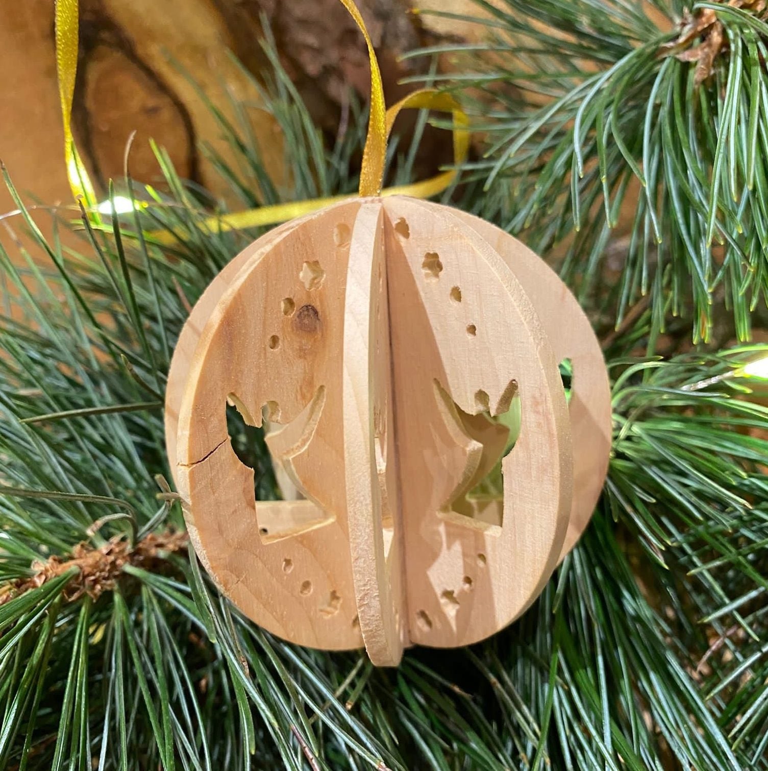 Weihnachtskugel Engel