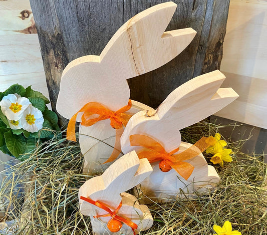 Osterhase Rund Orange