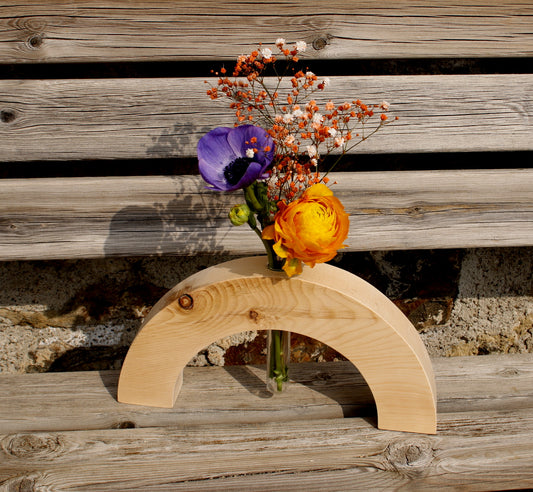 Blumenvase Bogen