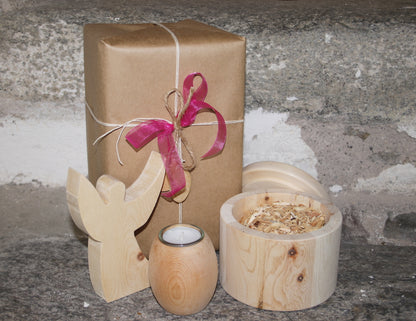 Geschenkset aus Zirbenholz