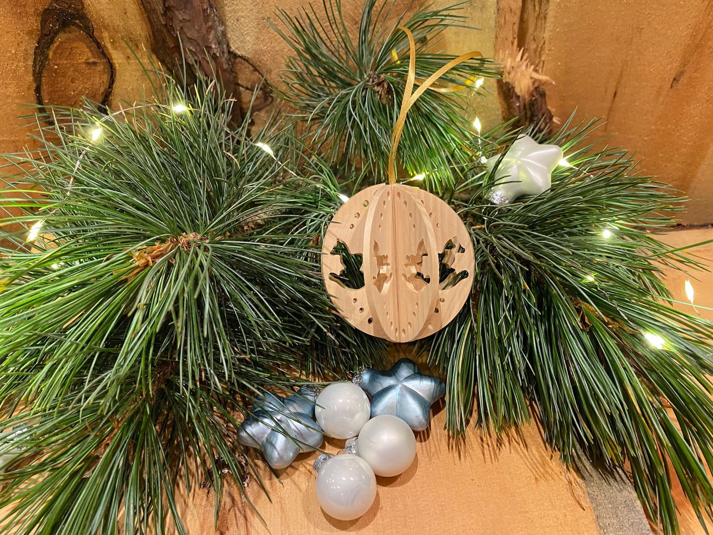 Weihnachtskugel Schaukelpferd