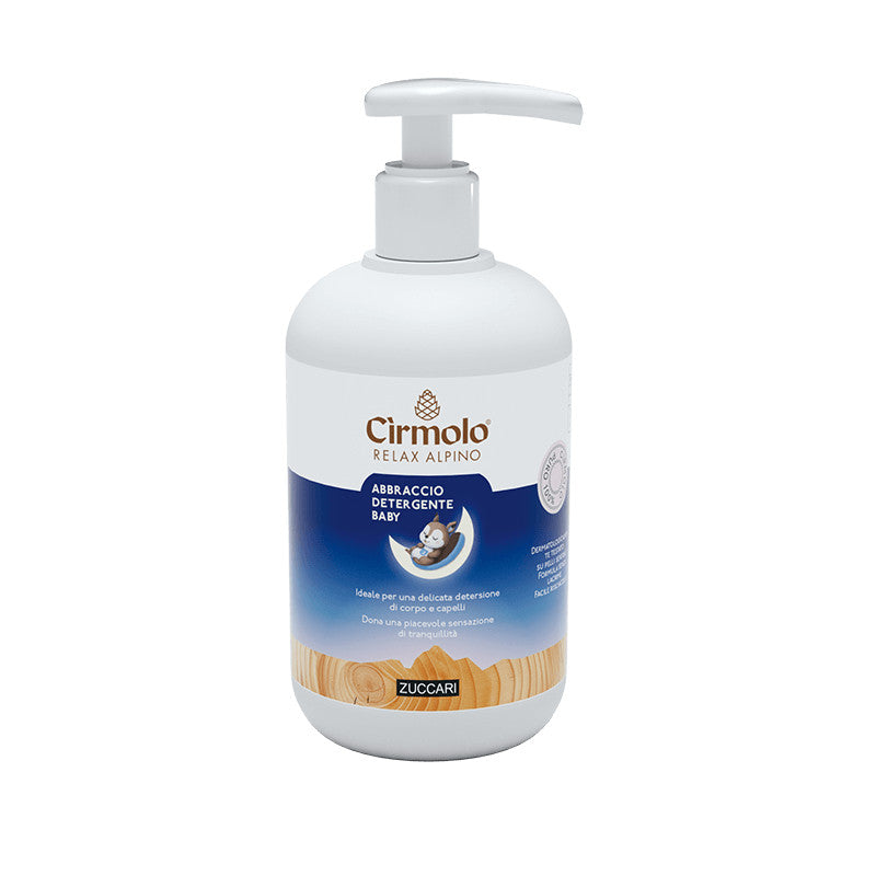 Abbraccio Detergente Baby, weiße Spenderflasche mit 250 ml